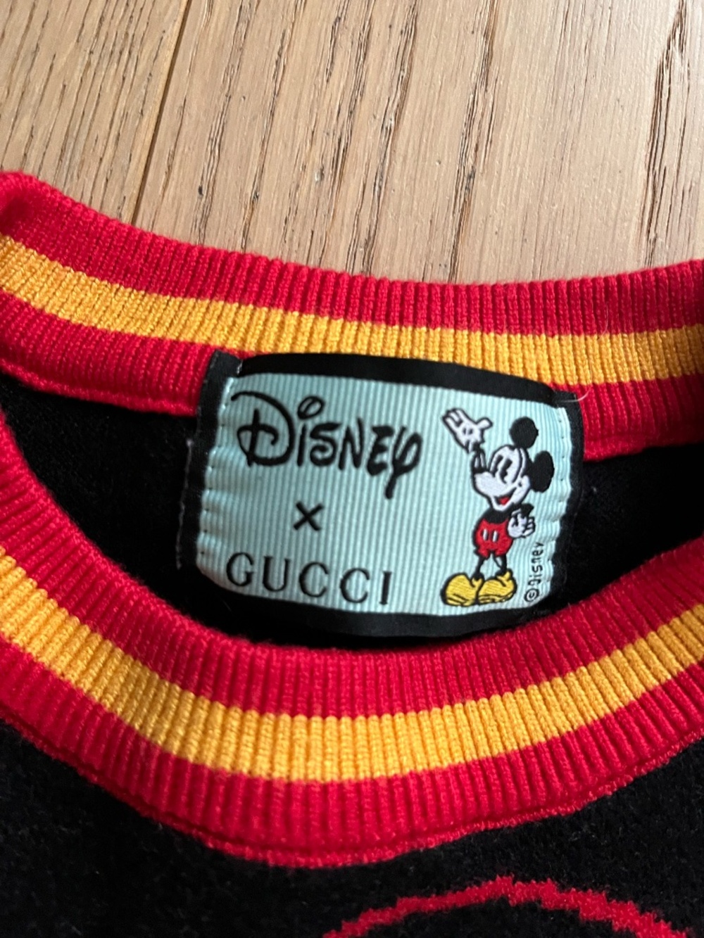 Vintage Mickey Mouse Disney x Gucci Sweater, small (knockoff, not real Gucci) - Picture 2 of 3